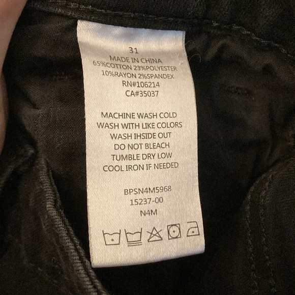 Women's Joe's Jeans Skinny Ankle Jeans size 31 black denim - Picture 7 of 7